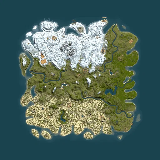 Rust map seed 1396772506, 6000x6000m top-down preview
