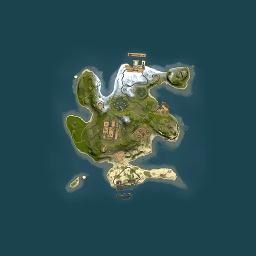 Rust map seed 231911424, 2000x2000m top-down preview