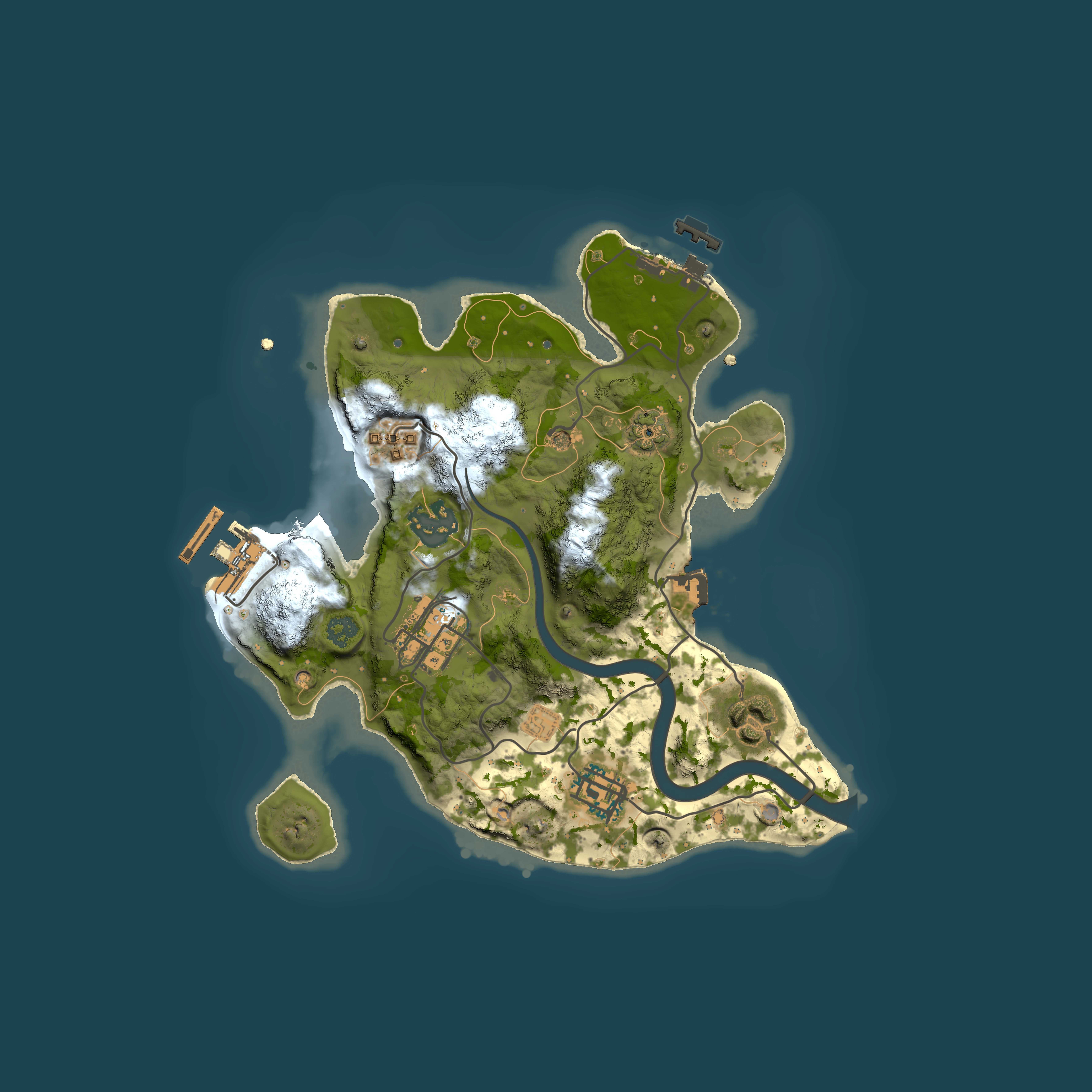 Full top-down render of Rust map seed 1652840226, 2500x2500m