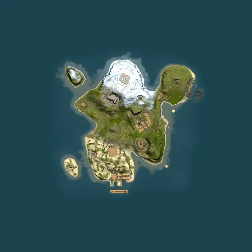 Rust map seed 361845240, 2000x2000m top-down preview