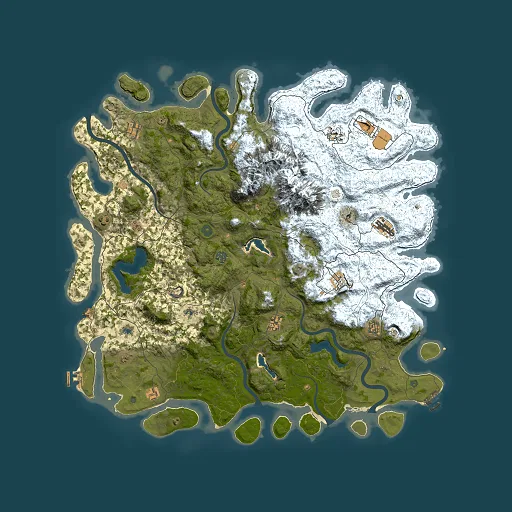 Rust map seed 1144930962, 5500x5500m top-down preview