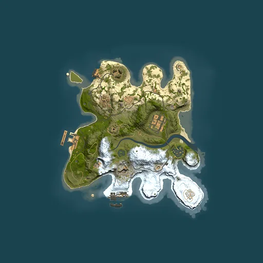 Rust map seed 1331573190, 2500x2500m top-down preview