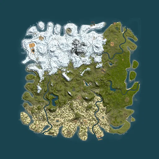 Rust map seed 181450868, 6000x6000m top-down preview
