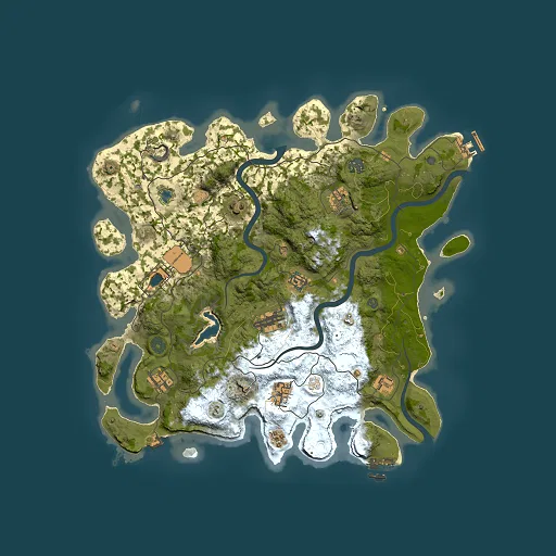 Rust map seed 1828179690, 4000x4000m top-down preview