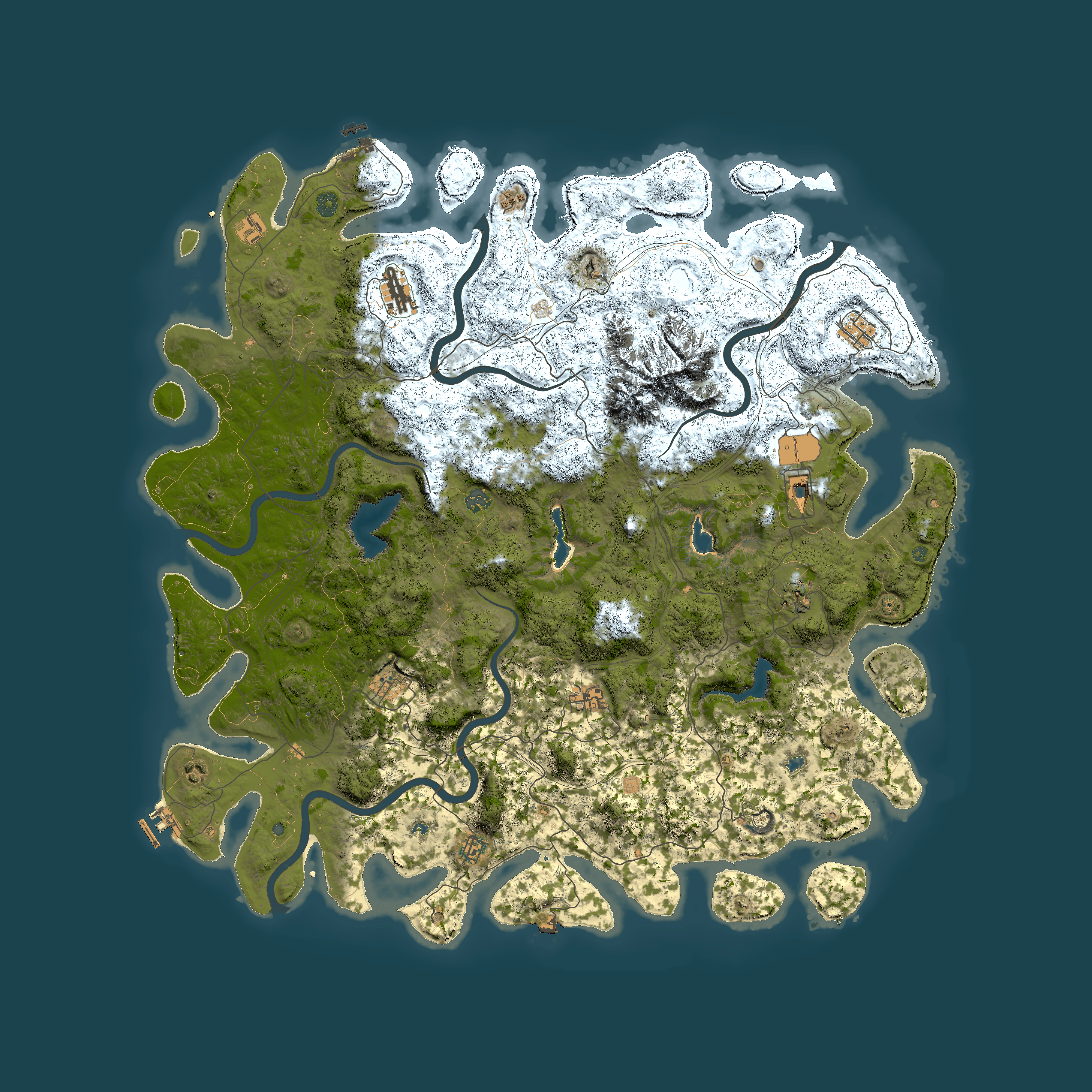 Full top-down render of Rust map seed 1193325999, 5500x5500m