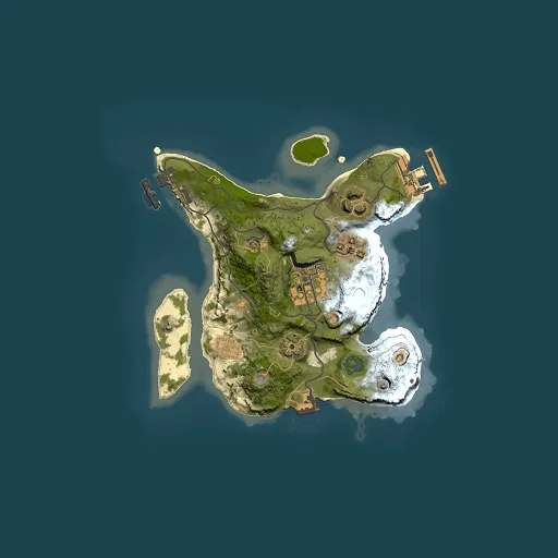 Rust map seed 686737455, 2000x2000m top-down preview