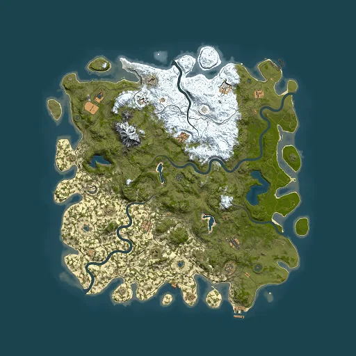 Rust map seed 530500979, 5500x5500m top-down preview