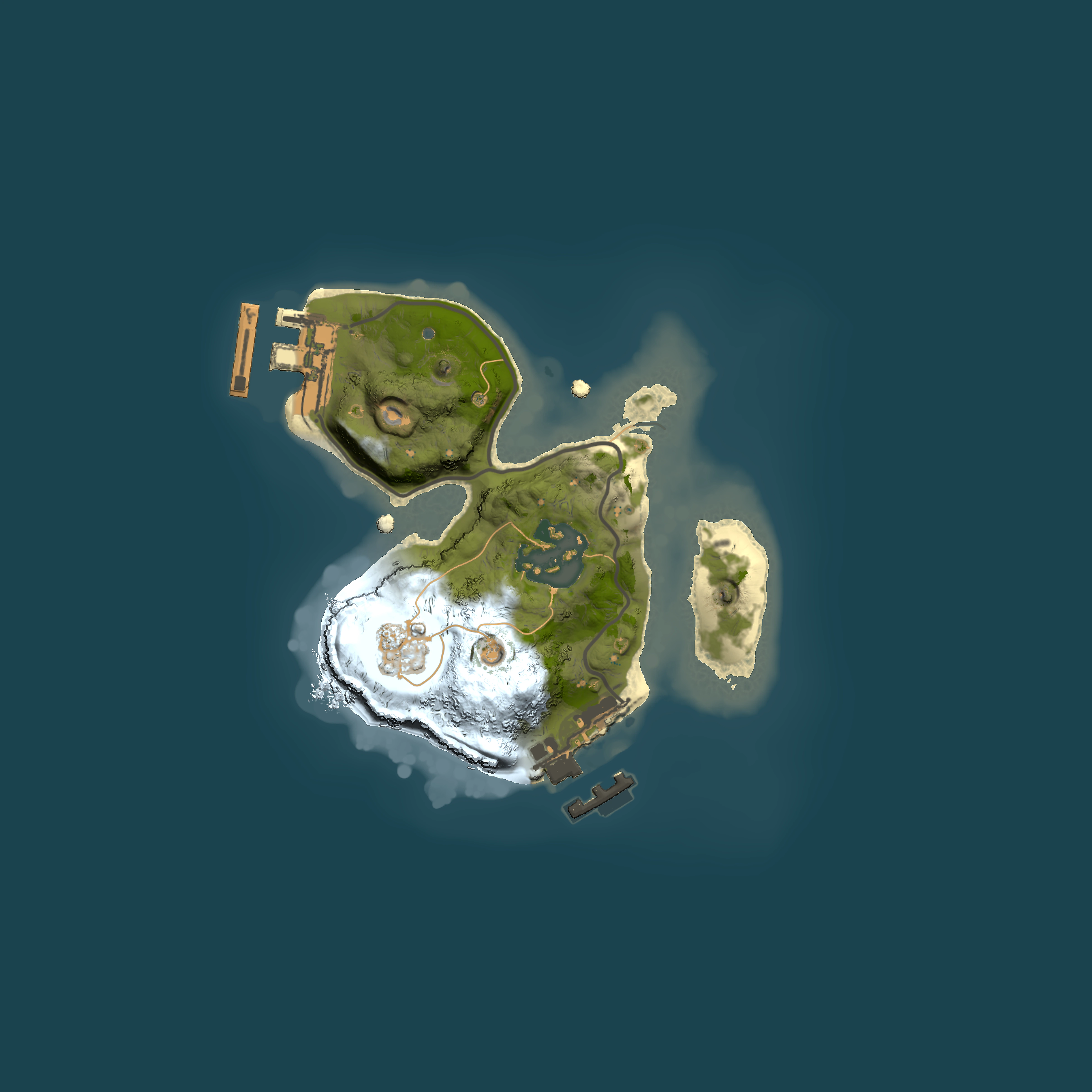 Full top-down render of Rust map seed 613048816, 1500x1500m
