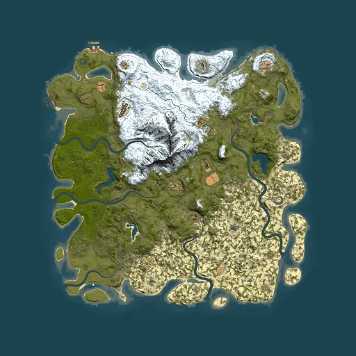 Rust map seed 572789300, 5500x5500m top-down preview