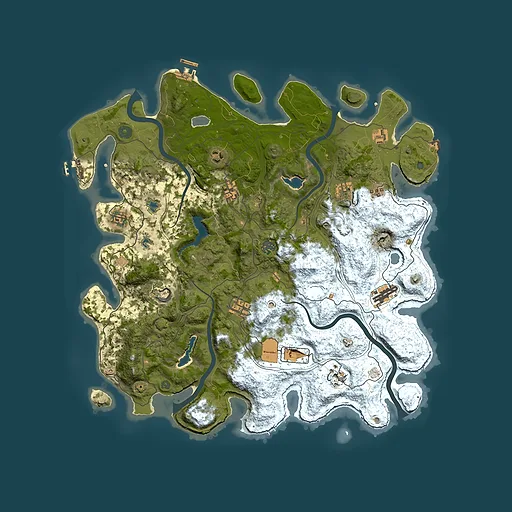 Rust map seed 1120635858, 4500x4500m top-down preview