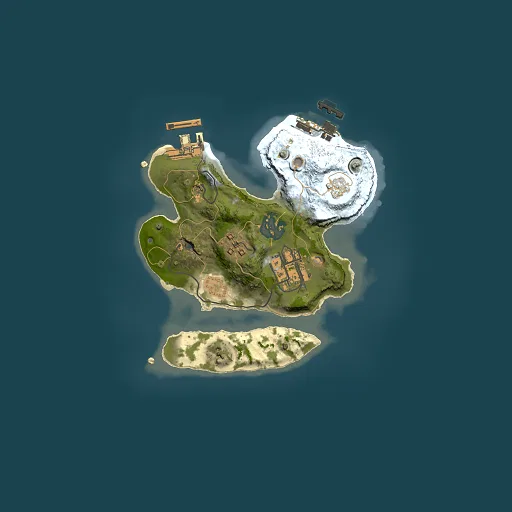Rust map seed 1570616406, 2000x2000m top-down preview