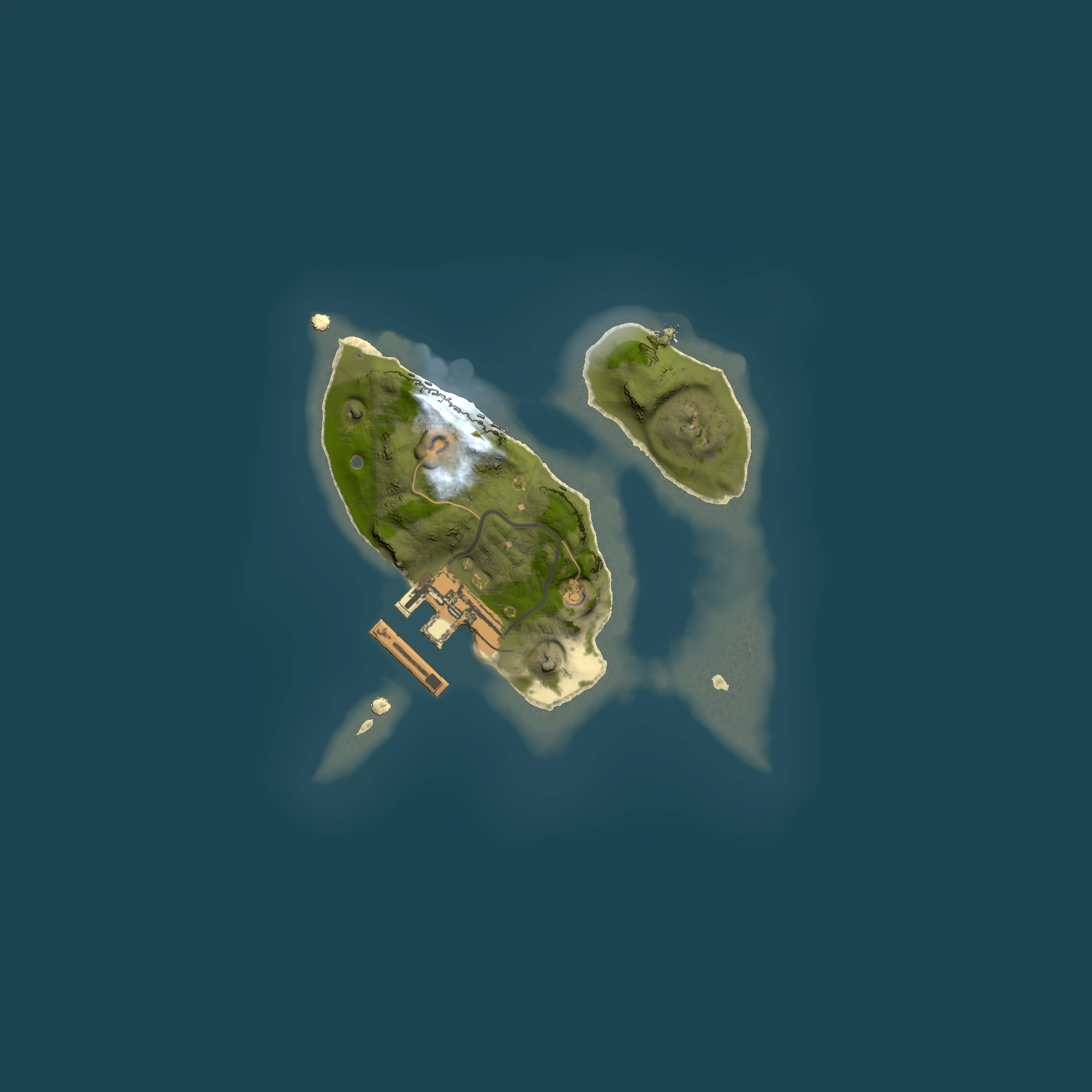 Full top-down render of Rust map seed 503813092, 1500x1500m