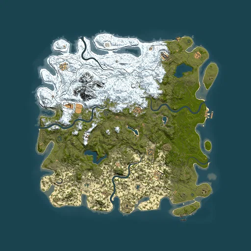Rust map seed 1600985703, 5500x5500m top-down preview