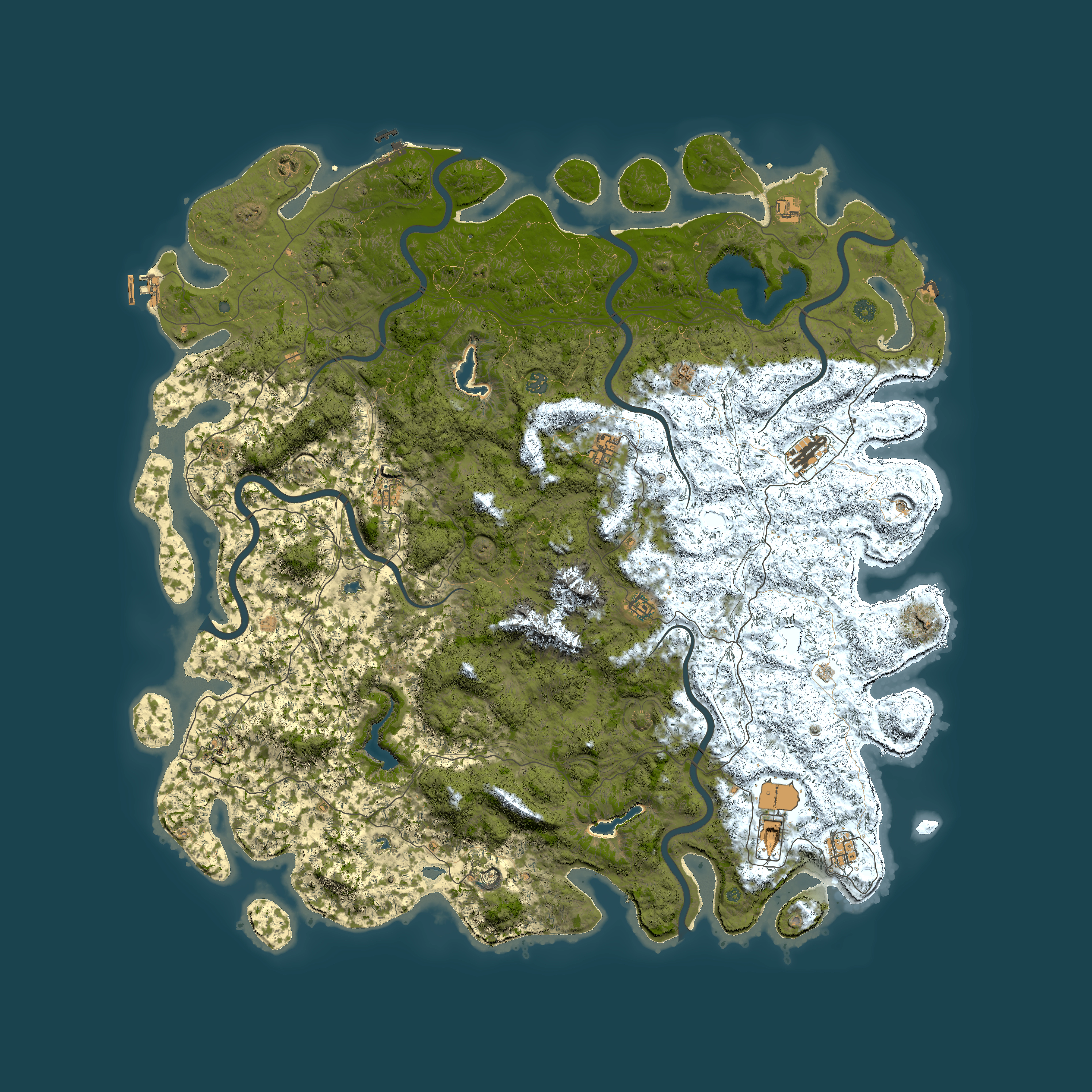 Full top-down render of Rust map seed 729848415, 6000x6000m