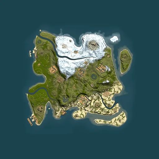 Rust map seed 1366653752, 3000x3000m top-down preview