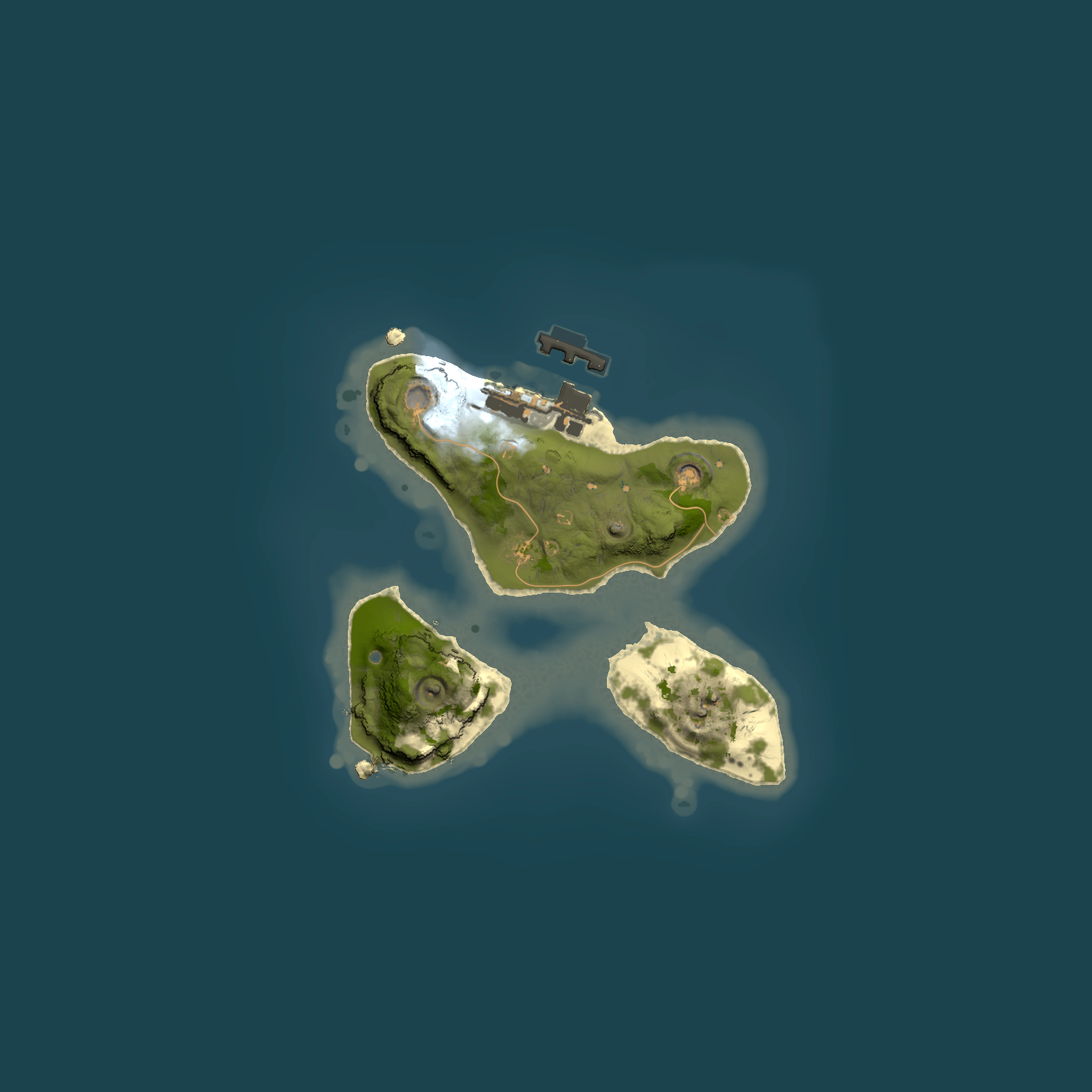 Full top-down render of Rust map seed 2112042158, 1500x1500m