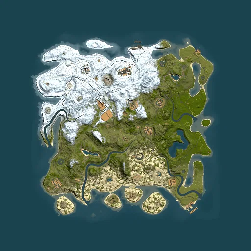 Rust map seed 489647360, 4500x4500m top-down preview