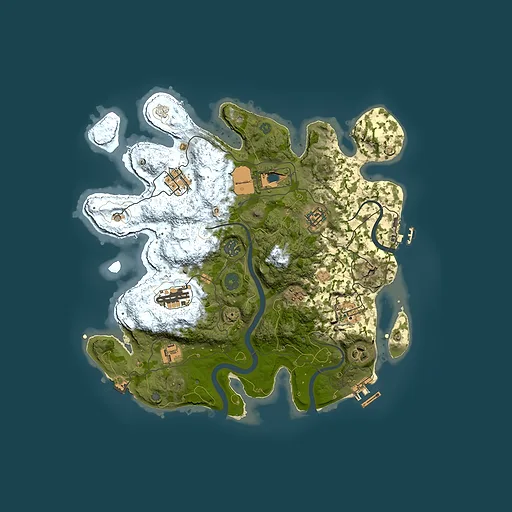 Rust map seed 1507969429, 3500x3500m top-down preview