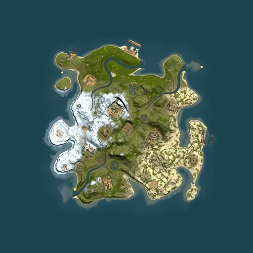 Rust map seed 465606116, 3000x3000m top-down preview