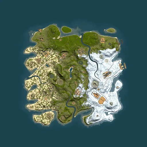 Rust map seed 1895737172, 4000x4000m top-down preview