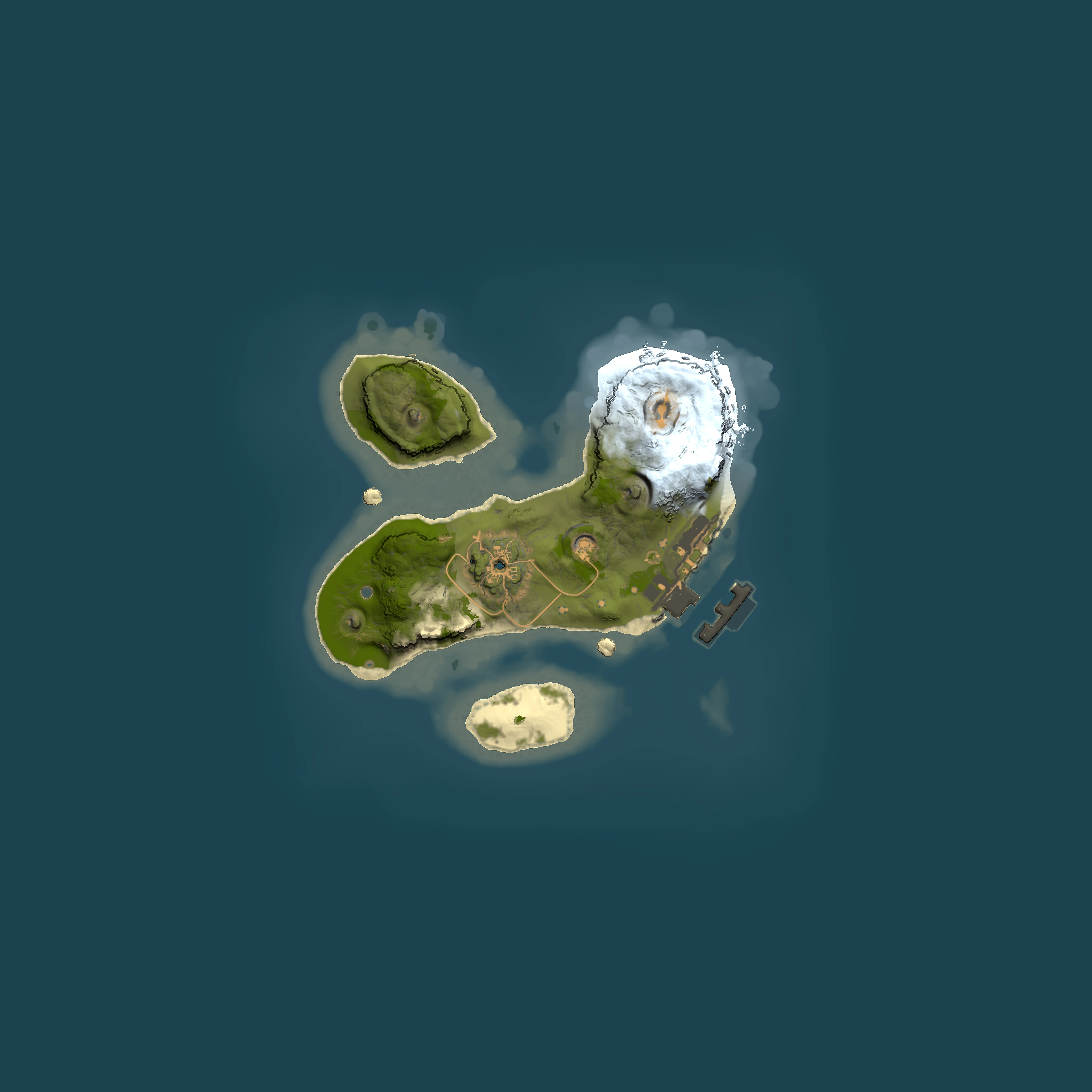 Full top-down render of Rust map seed 1244537576, 1500x1500m