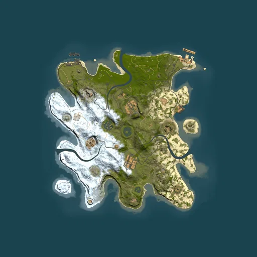 Rust map seed 1165172980, 3000x3000m top-down preview