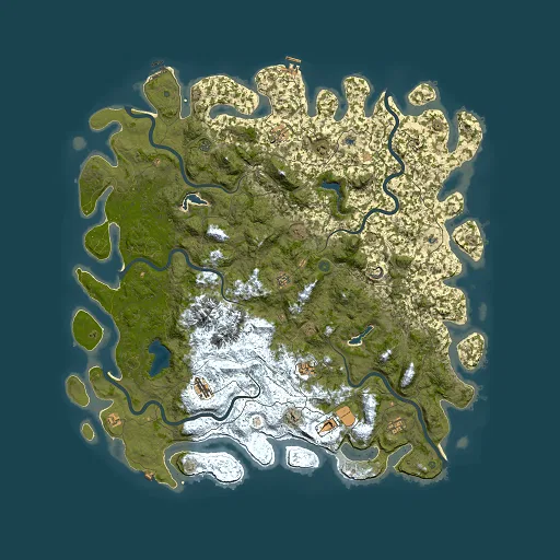 Rust map seed 2140242840, 6000x6000m top-down preview