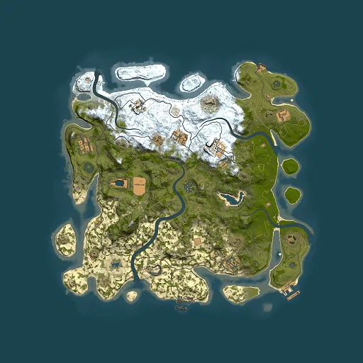 Rust map seed 1505652851, 4000x4000m top-down preview