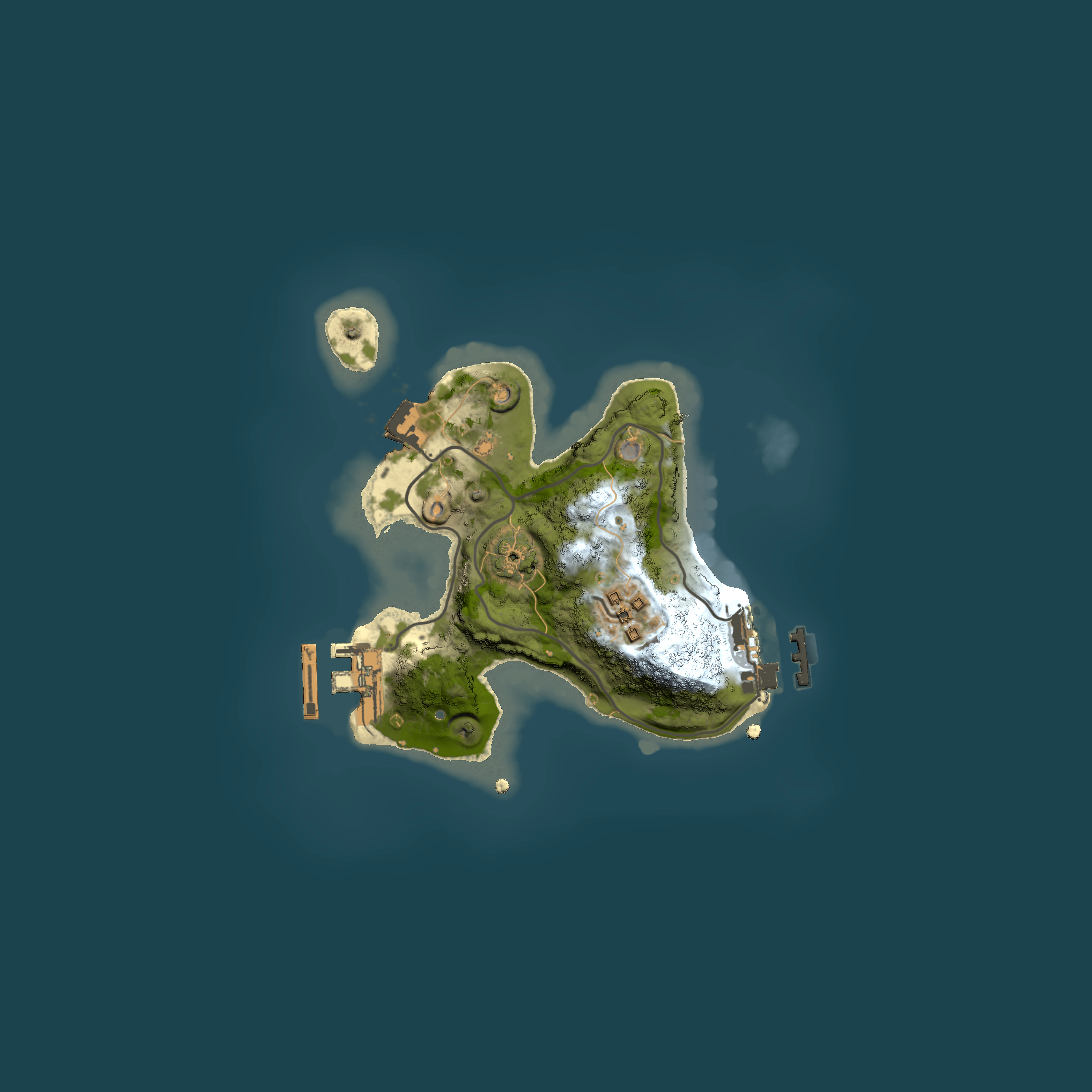 Full top-down render of Rust map seed 1365287756, 2000x2000m