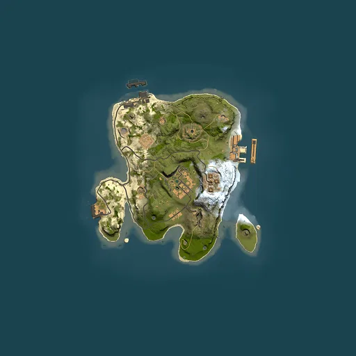 Rust map seed 1052732909, 2000x2000m top-down preview