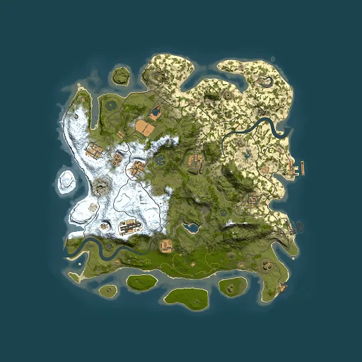 Rust map seed 1178435172, 4000x4000m top-down preview