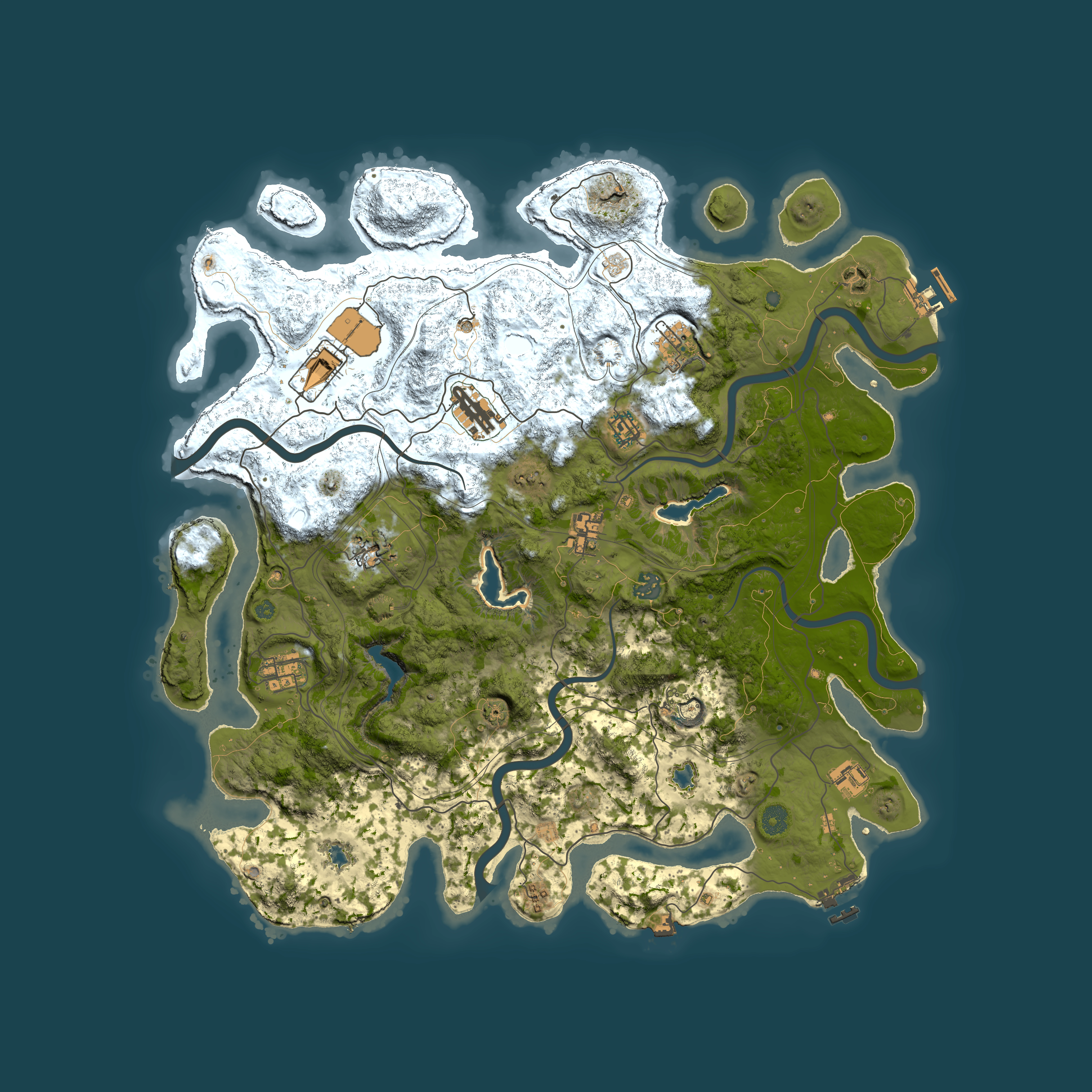 Full top-down render of Rust map seed 923221759, 4500x4500m