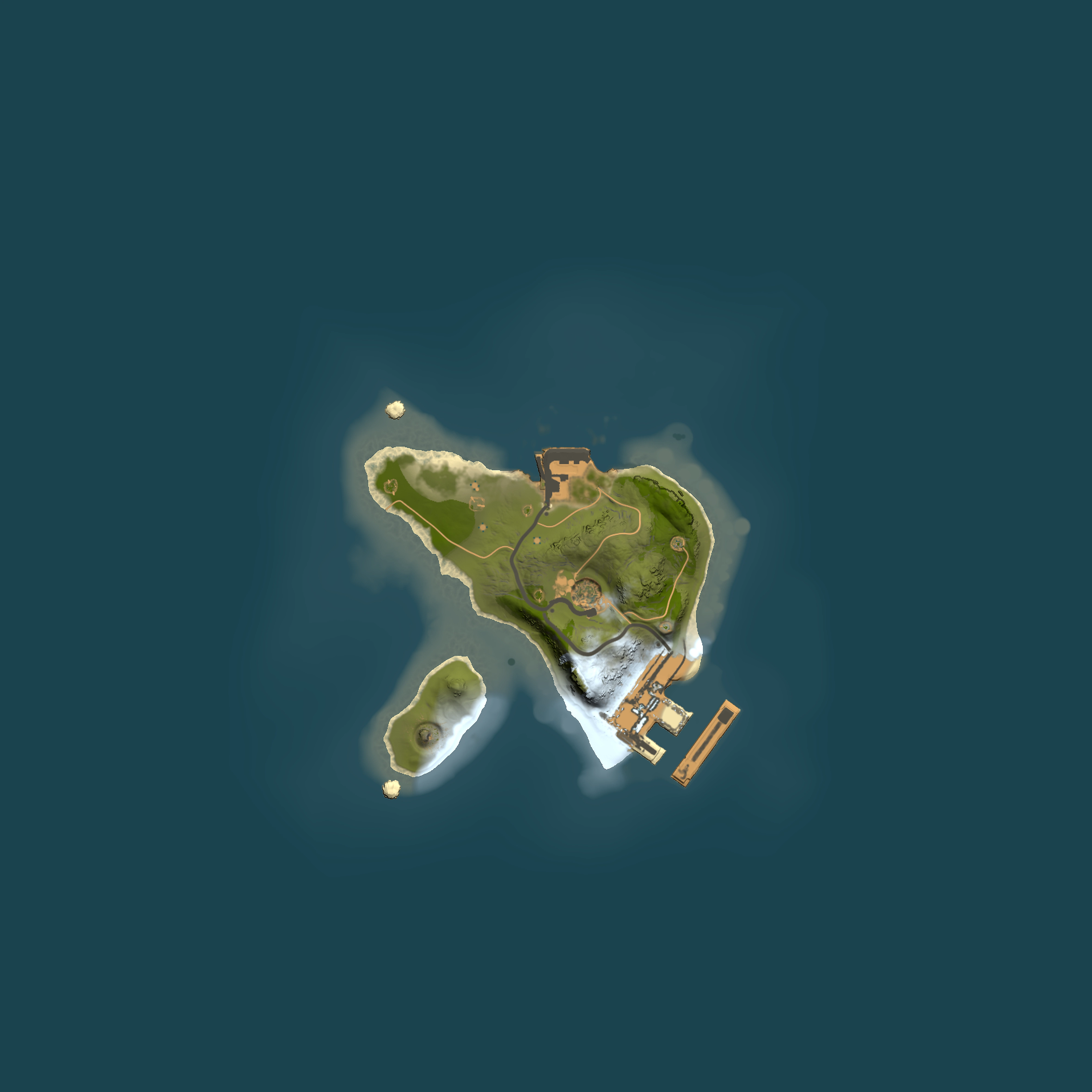 Full top-down render of Rust map seed 586813090, 1500x1500m