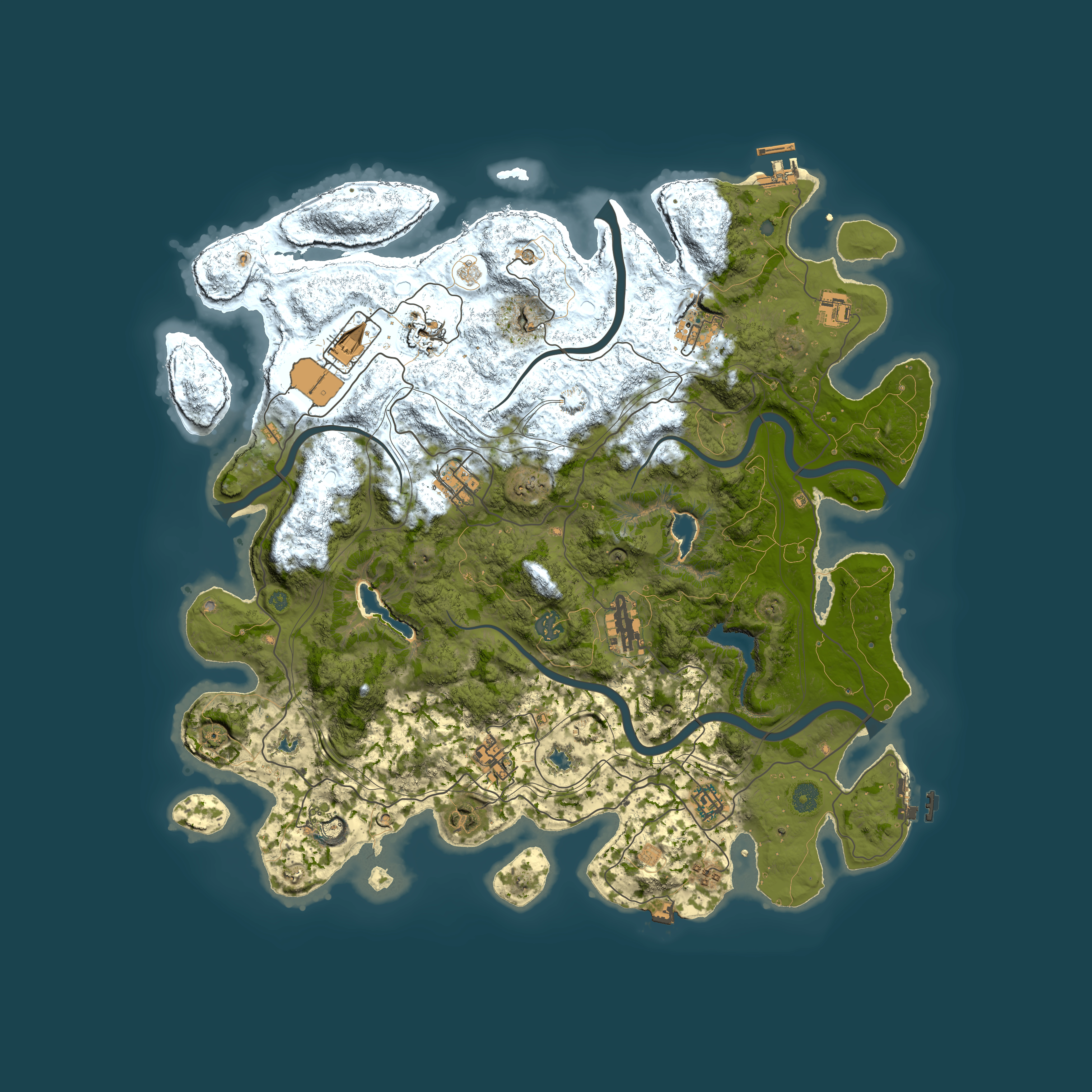 Full top-down render of Rust map seed 2041903279, 4500x4500m