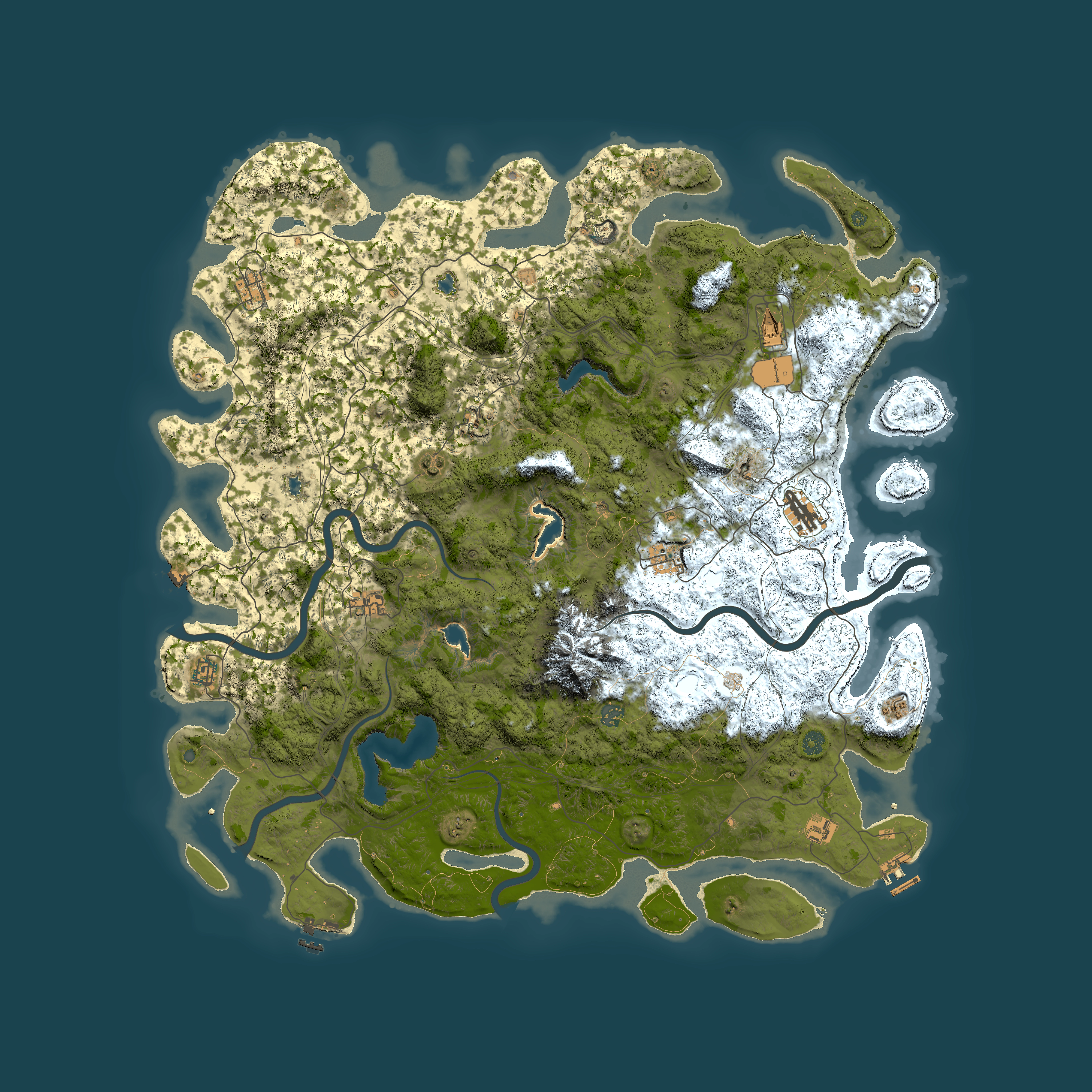 Full top-down render of Rust map seed 1198524735, 5500x5500m