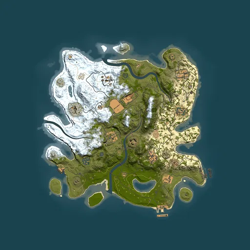 Rust map seed 1983303890, 3500x3500m top-down preview