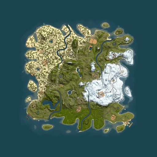 Rust map seed 1885689047, 4500x4500m top-down preview