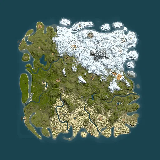 Rust map seed 1484625136, 6000x6000m top-down preview