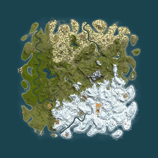 Rust map seed 1552289521, 6000x6000m top-down preview