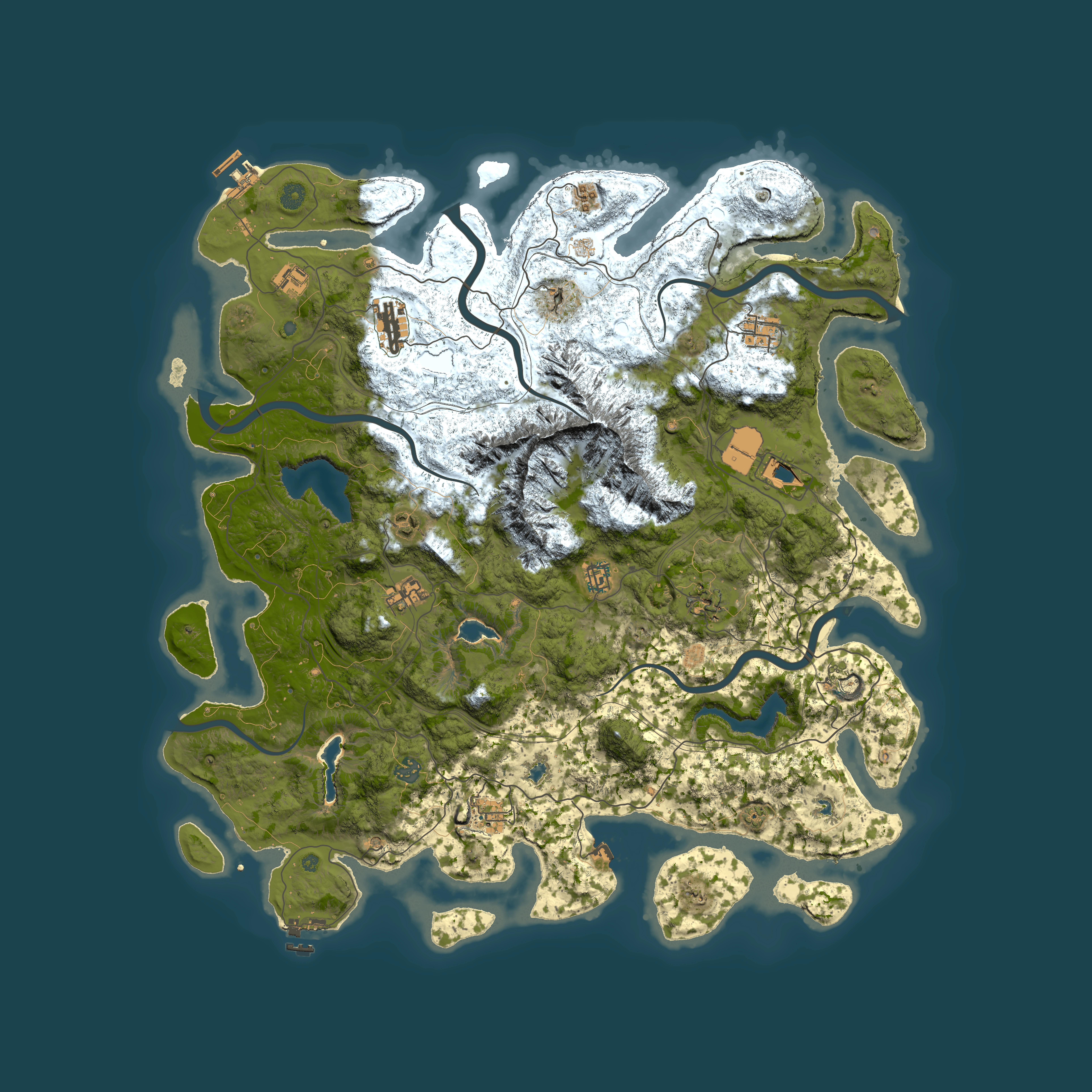 Full top-down render of Rust map seed 1830093703, 5000x5000m