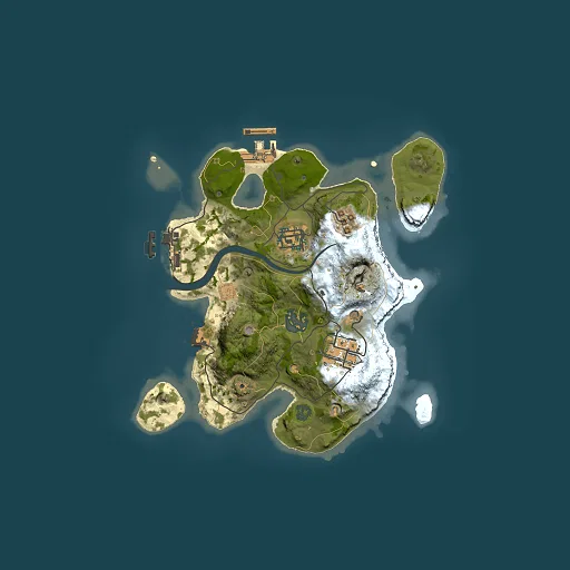 Rust map seed 1795198321, 2500x2500m top-down preview