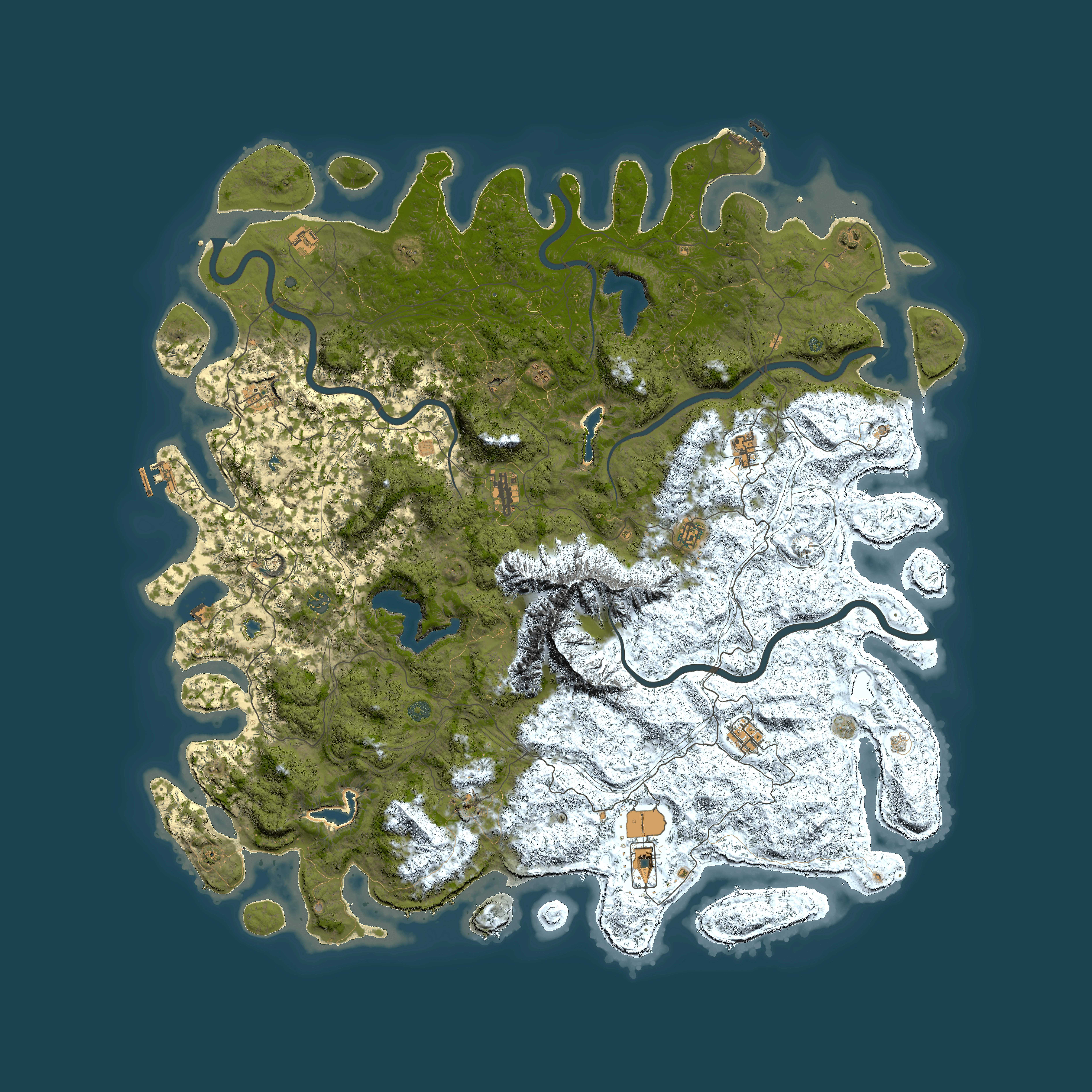 Full top-down render of Rust map seed 951423039, 6000x6000m