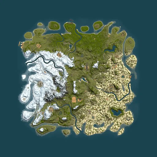 Rust map seed 538664188, 5500x5500m top-down preview