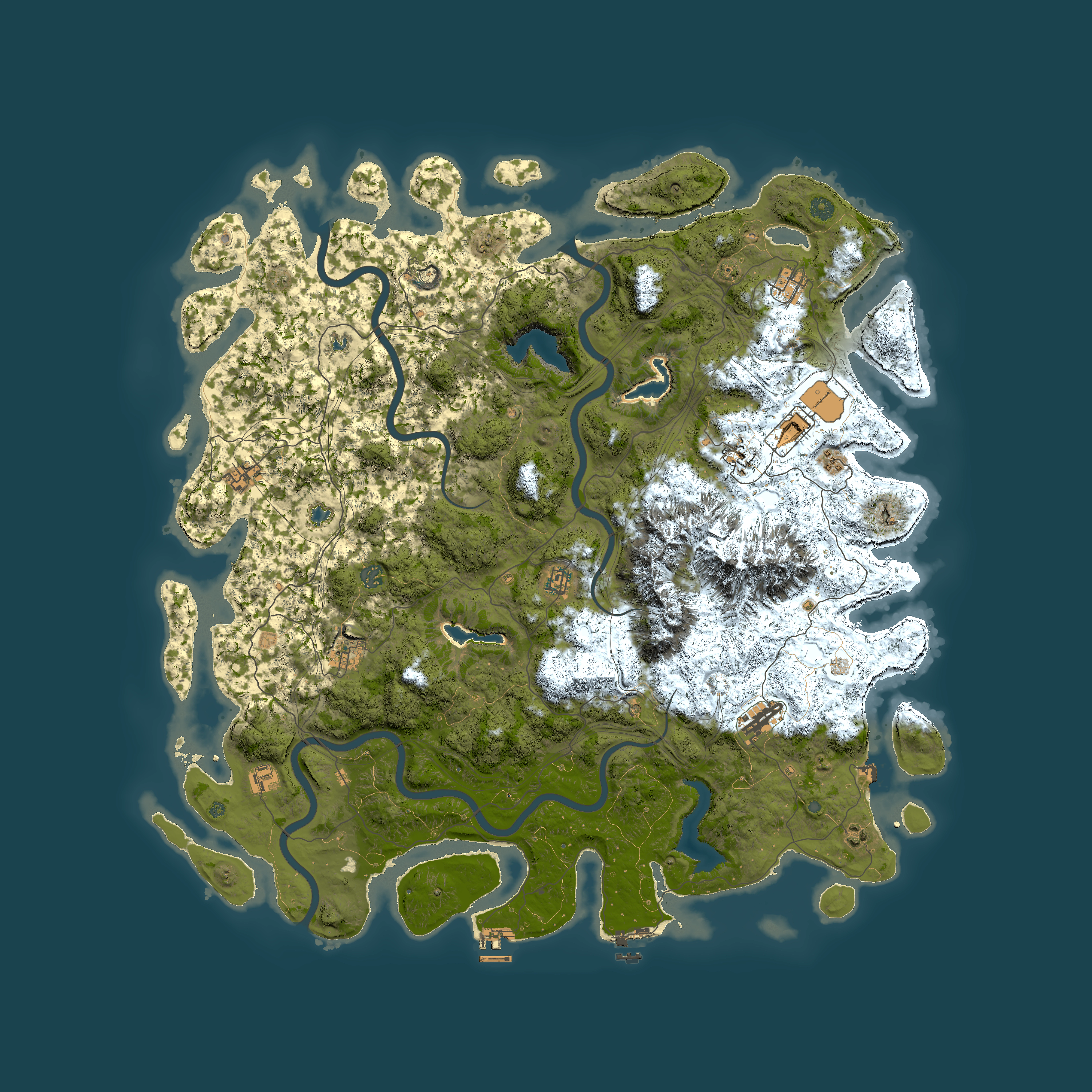Full top-down render of Rust map seed 937641775, 5500x5500m