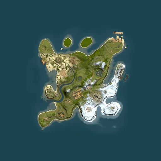 Rust map seed 2137560646, 2500x2500m top-down preview