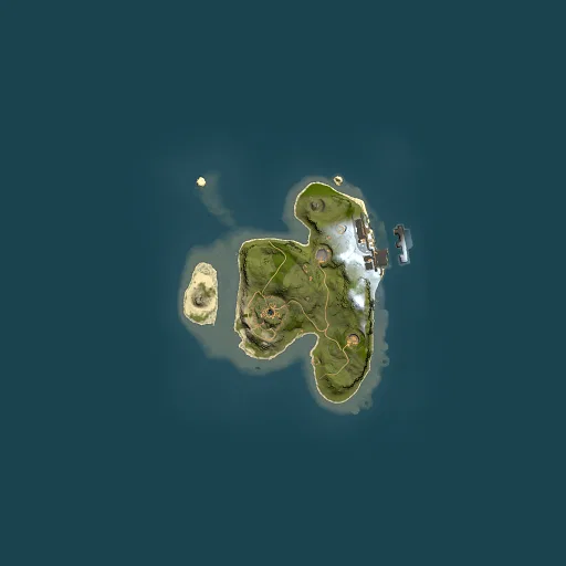 Rust map seed 1409405032, 1500x1500m top-down preview