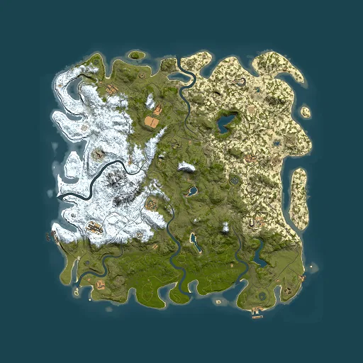 Rust map seed 1782574825, 5500x5500m top-down preview