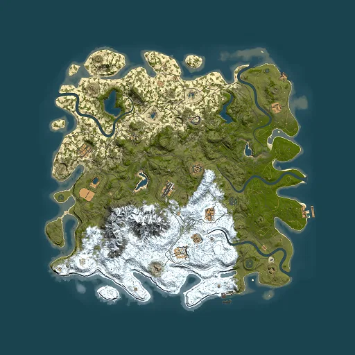 Rust map seed 1612490102, 5000x5000m top-down preview
