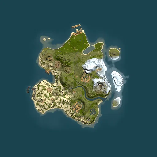 Rust map seed 1376345939, 2500x2500m top-down preview