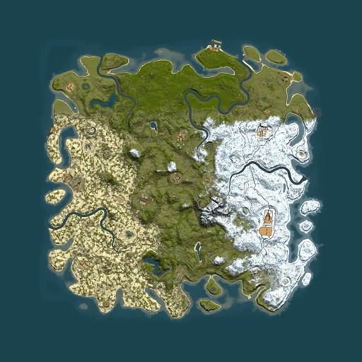 Rust map seed 2060604472, 6000x6000m top-down preview